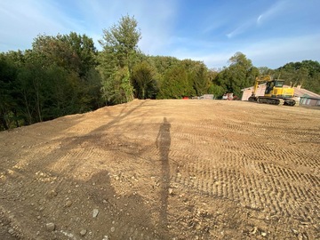 Terrassement d'un accès à Cambernard